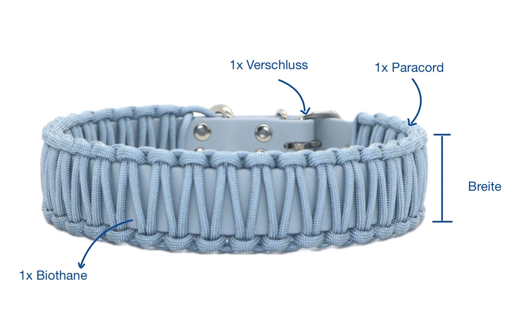 Make your own - Biothane Paracord Halsband